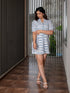 MULMUL BISHTI MOTIFS HAND BLOCK PRINTED DRESS MULMUL BISHTI MOTIFS HAND BLOCK PRINTED DRESS